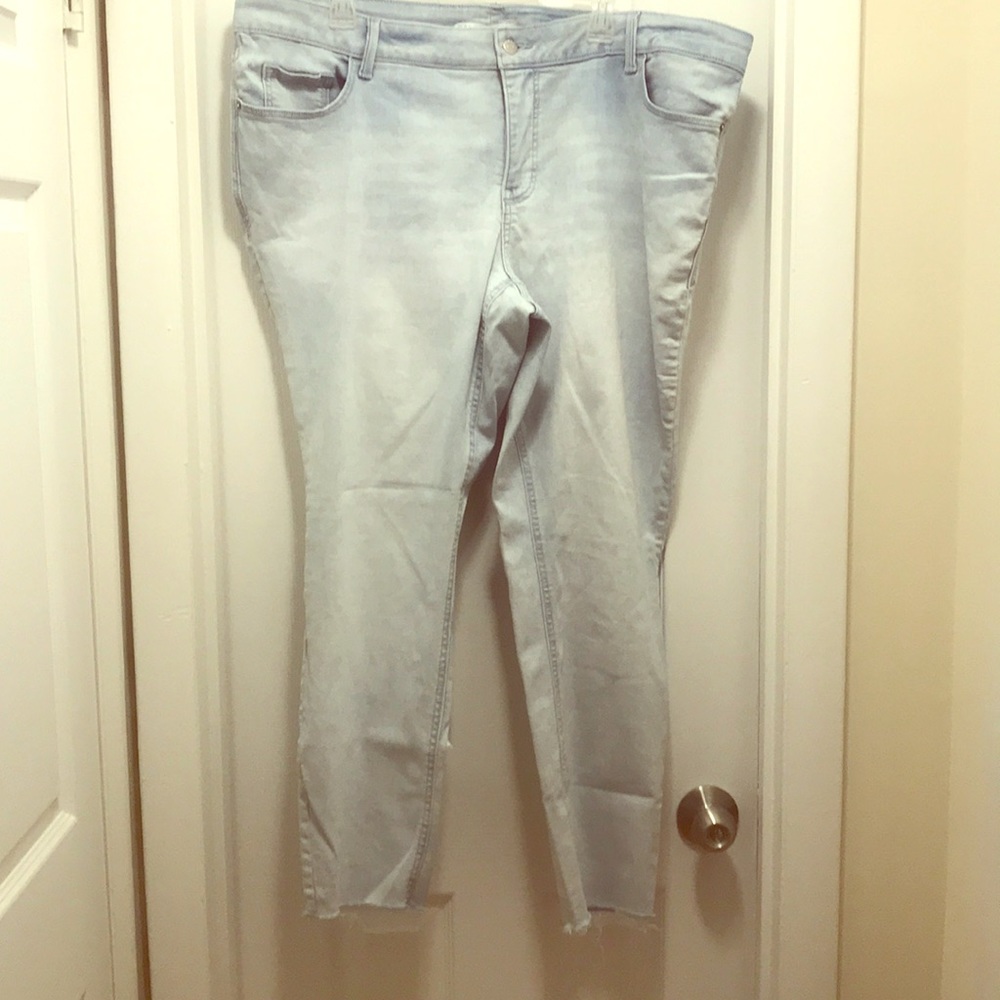 Fairly new old navy light blue jeans